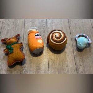 Set of Plush Dog Toys